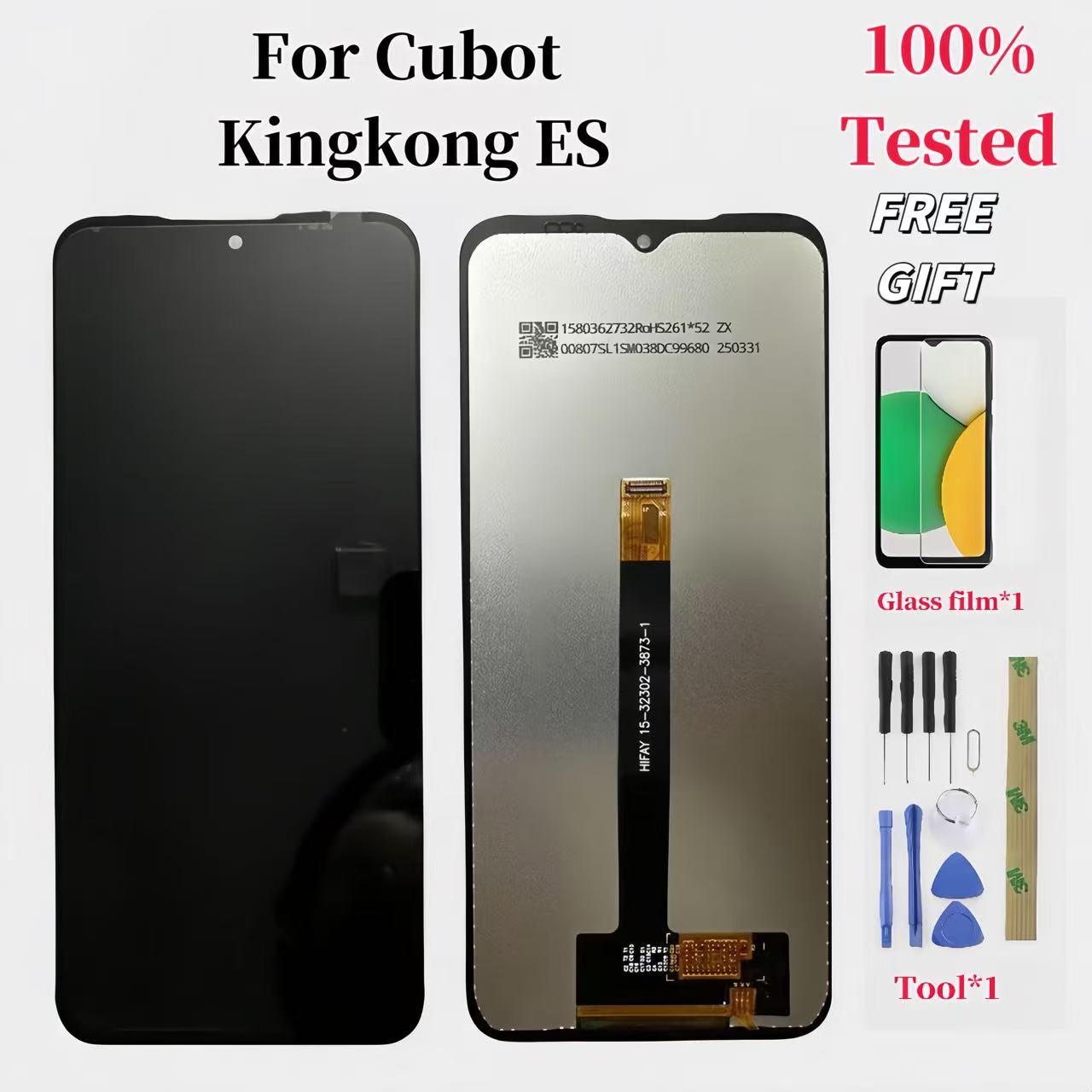 新しいオリジナルタッチスクリーン Cubot キングコング es 液晶ディスプレイスペアパーツ分解ツール Cubot kingkong es