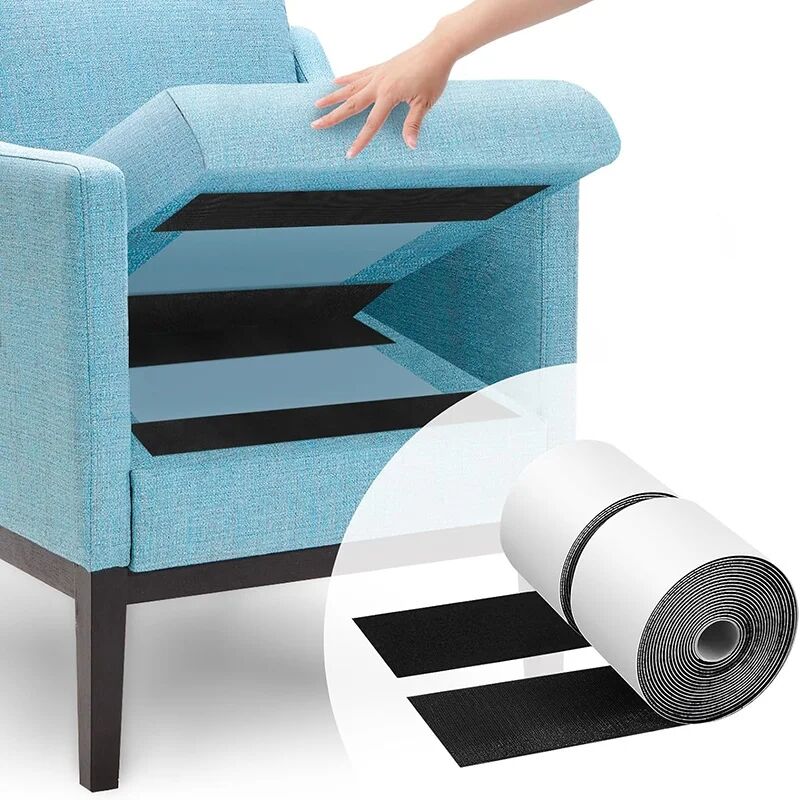 家庭用家具、ソファクッション用の強力な粘着式面テープファスナー、強力な粘着バックベルクロファスナーロール