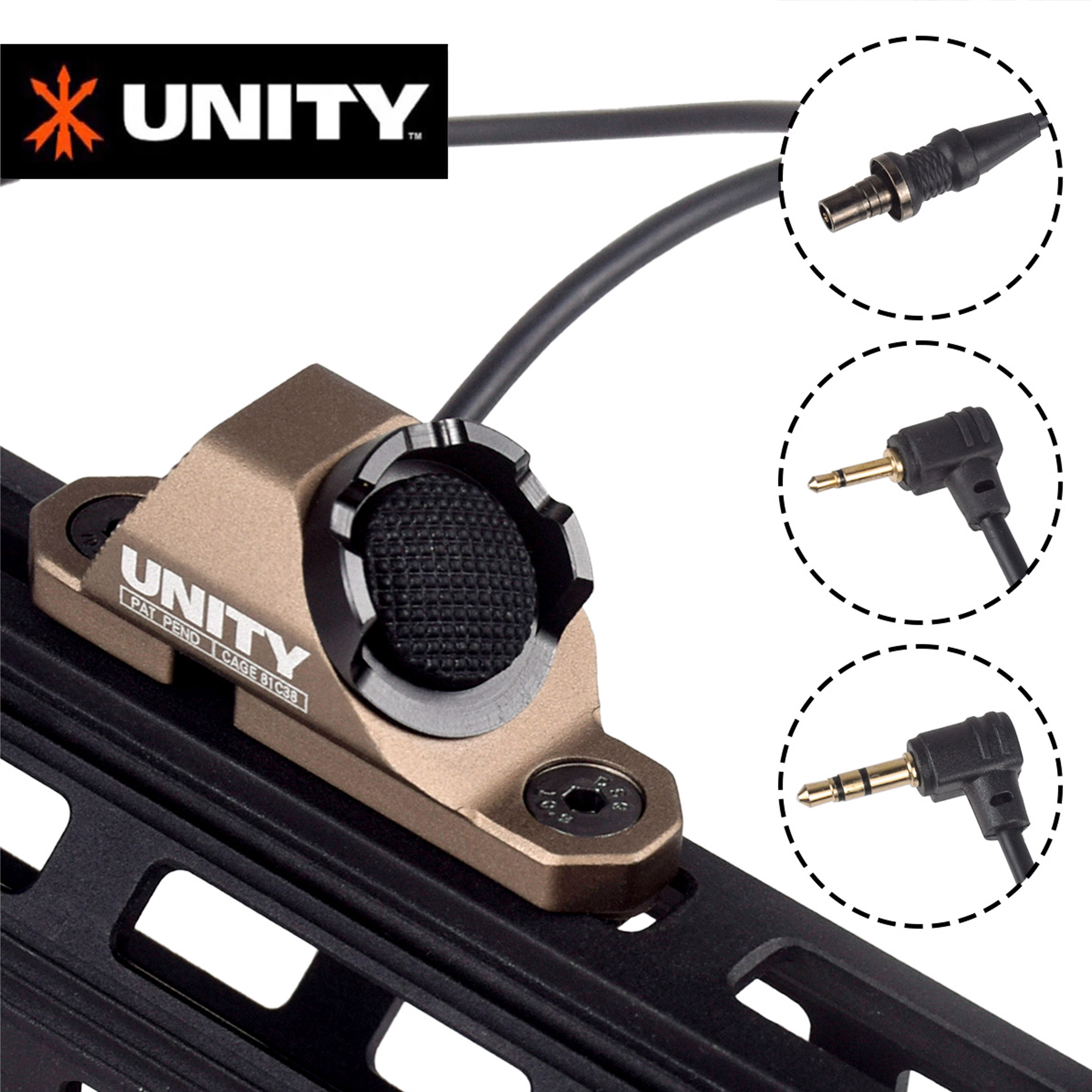 Surefire M600 M300 UNITY リモート圧力スイッチボタン 2.5/3.5 ミリメートル/SF プラグ Mlok Keymod 用 20 ミリメートルレール PEQ15 レーザー DBAL-A2
