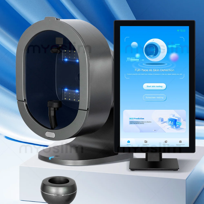3D Skin Diagnosis System 36 Million Pixels Facial Analysis Machine X5 AI Skin Moisture Detection Analyzer Salon Use Device CE