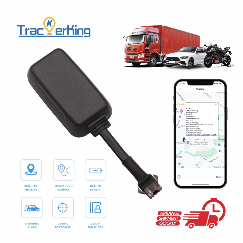 TrackerKing EC08 2 グラム GPS トラッカー車の GPS トラッカーリアルタイム追跡ロケーターデバイス GT06 プロトコル Batter よりも J14