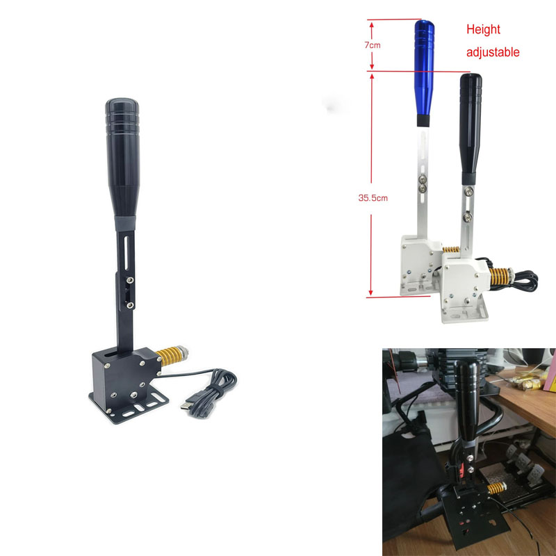 シミュレーション レーシング ゲーム PC USB リニア ハンドブレーキ Logitech G29/G25/G27/G920 用 Thrustmaster T300RS/GT ステアリング ホイール Simracing