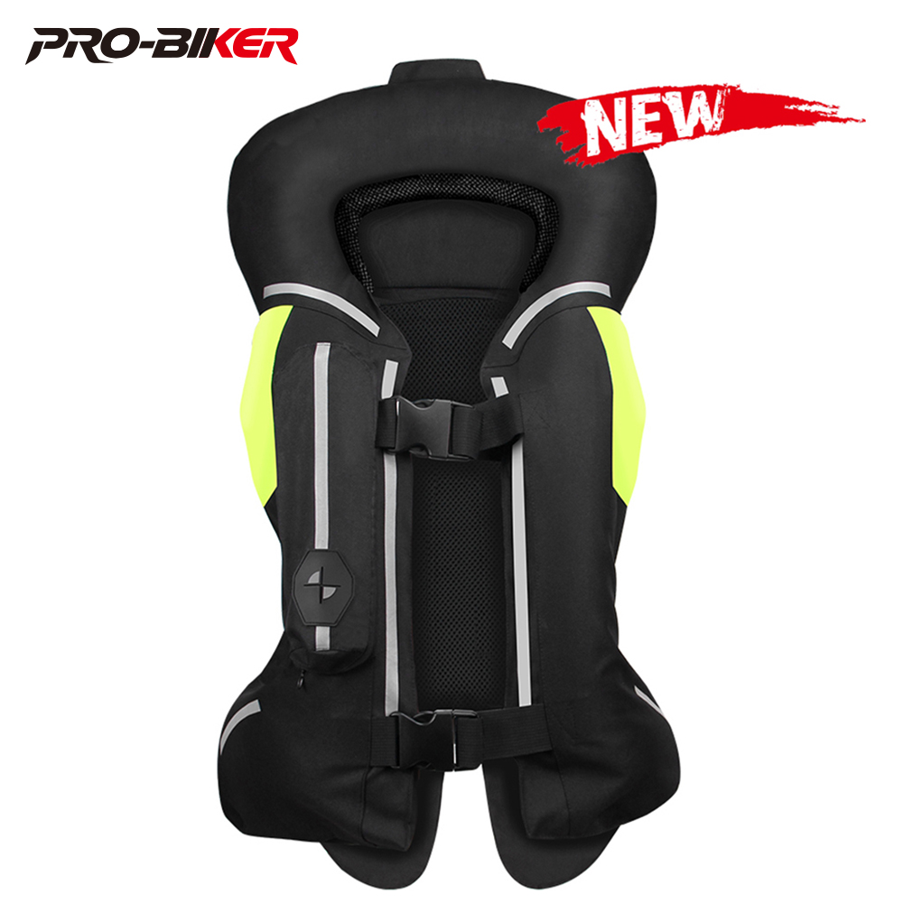 新しいオートバイエアバッグベストモトレーシングプロフェッショナル高度なエアバッグシステムモトクロス保護エアバッグジャケット