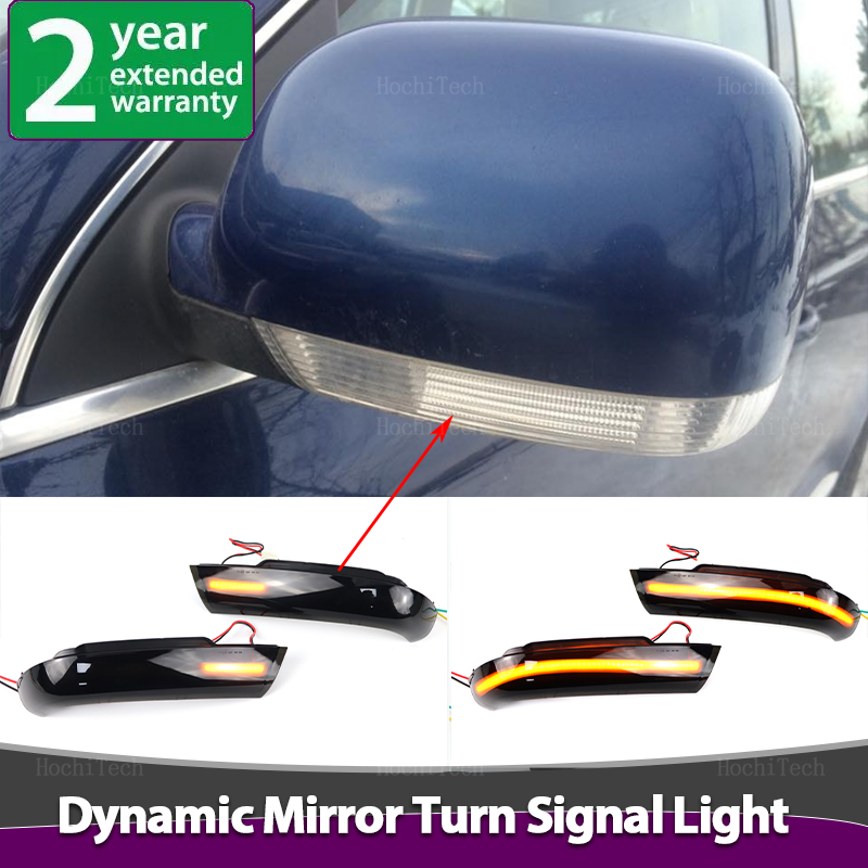 フォルクスワーゲン VW トゥアレグ 7L フェイスリフト前 2002-2006 ダイナミックウインカー LED ターンシグナルライトインジケータサイドミラーランプ