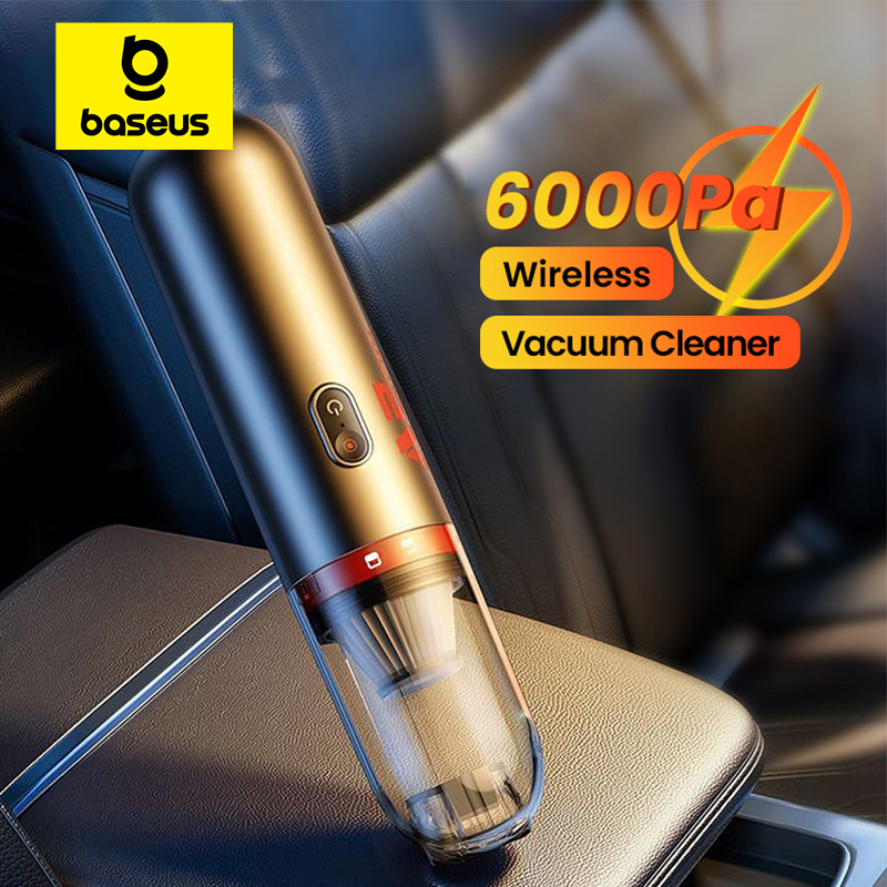 Baseus A2Pro 車の掃除機 6000Pa ワイヤレス掃除機車のホームクリーニングミニハンドヘルド車の掃除機