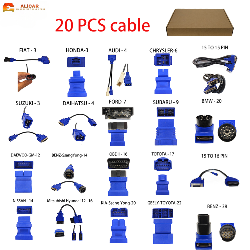 For LAUNCH X431 V/V+ /IV Master/DIAGUN III/PAD II Diagnostic Cable Obd Connector Car Repair Tool Automobiles Parts Accessories