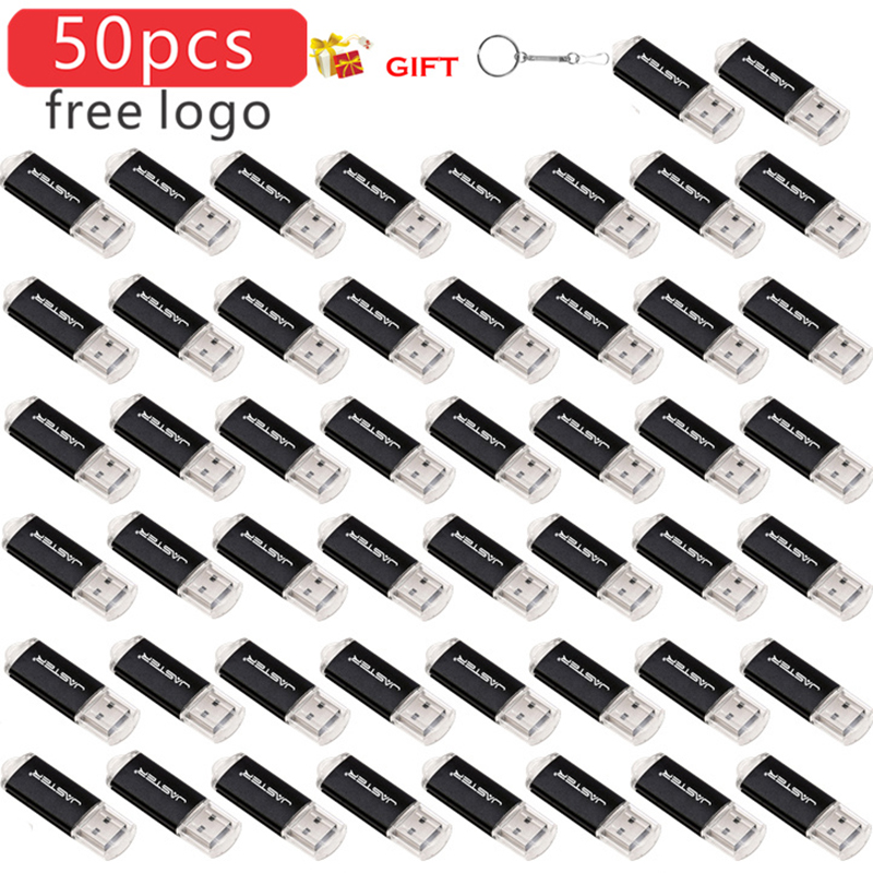 50 ピース/ロット無料ロゴ付きキーチェーン USB フラッシュドライブ 128 ギガバイト 64 ギガバイト 32 ギガバイト 16 ギガバイト 8 ギガバイト 4 ギガバイト 128 メートルペンドライブ 2.0 ファッション 9 色 U スティックギフト