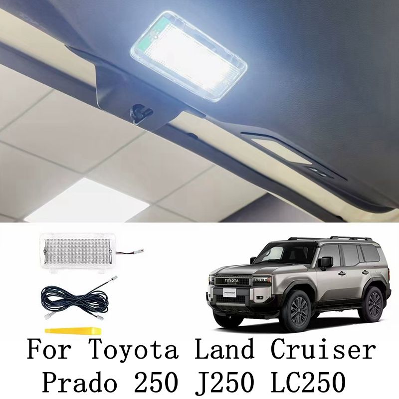トヨタランドクルーザープラド 250 J250 LC250 2024 車の LED トランクライト荷物トランクトップランプテールゲートライトスーツケーステールライト