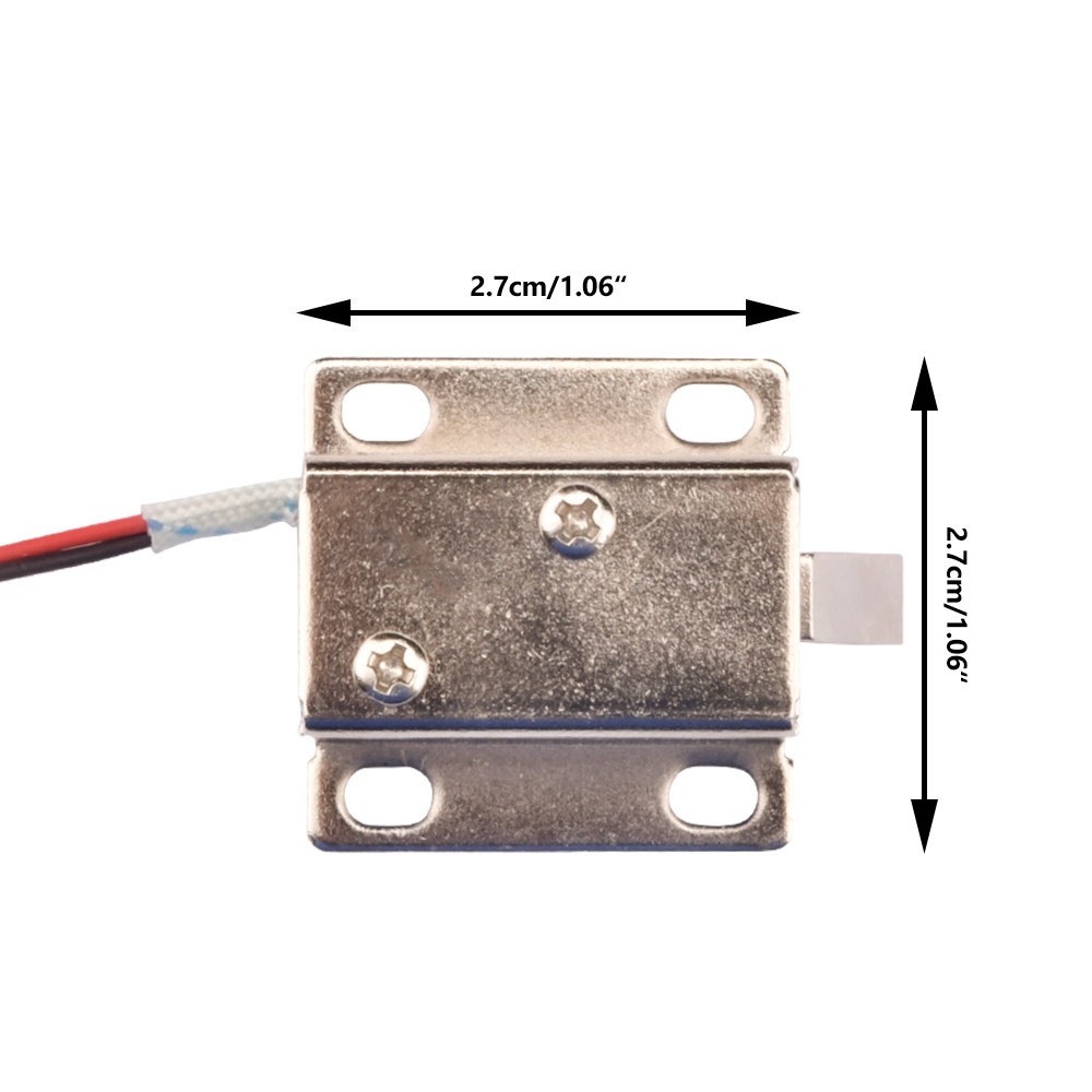 LY-03 ミニ電磁ロック DC12V タングタイプ電気ボルトソレノイドロック 0.35A/0.6A 保管キャビネット用電子ロック