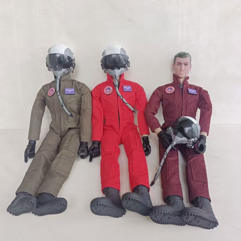 1/6 全身ジェットパイロットヘルメット付き 1/6 スケール RC 飛行機パイロットフィギュアモデル
