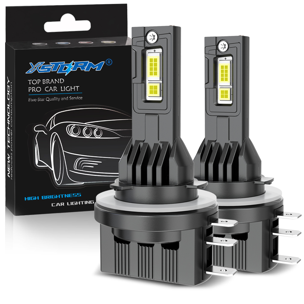 XSTORM H15 LED ヘッドライト電球 H7 H4 Canbus VW ゴルフ 6 MK3 H15 LED 高低ビームドライビングライト DRL BMW メルセデス アウディ用