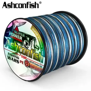 Ashkonger 2000m 8本撚りポリエチレンマルチフィラメント釣り糸、冬用 6-300 lb 8本撚りロープ、8本撚り釣り糸、フローティングライン。