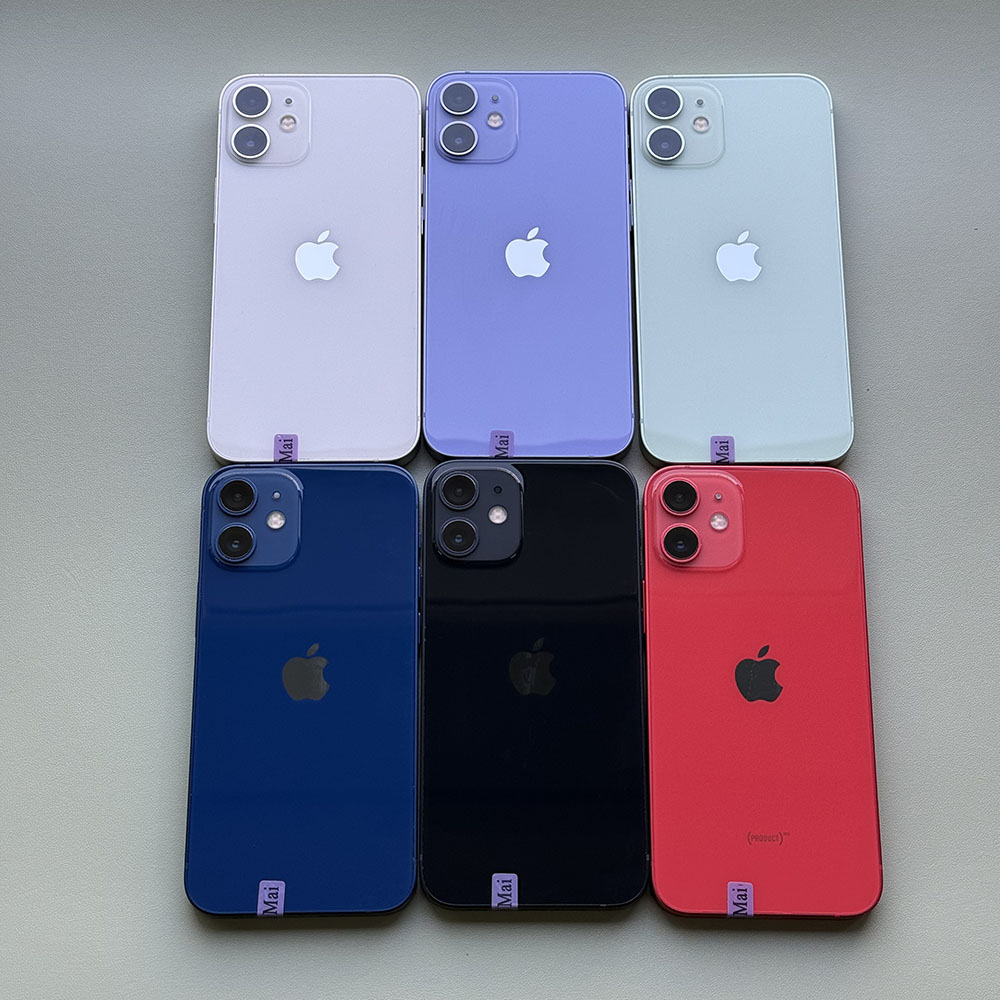ロック解除されたオリジナル Apple iPhone 12 ミニ携帯電話 64 ギガバイト 128 ギガバイト 256 ギガバイト ROM IOS A14 バイオニックヘキサコア 5.4 ''デュアル 12MP 5G 12Mini