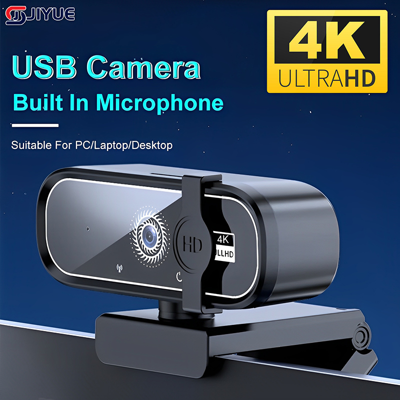 4K HD ミニウェブカメラ マイク付き 2K フル HD ウェブカメラ 30fps オートフォーカス USB ウェブカメラ オートフォーカス PC ラップトップビデオ撮影カメラ用