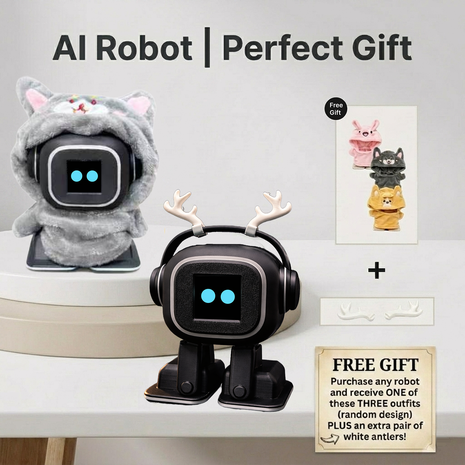 エモAIロボット |スマートチャットボットおもちゃ、感情的なインタラクション、歌と踊り、音声コントロール、コンパニオン、ホリデーギフト