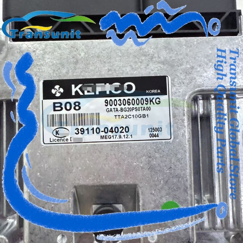 39110-04020 B08 新 ECU オリジナル車のエンジンコンピュータボード電子制御ユニットスーツ Kia-MEG17.9.12.1 3911004020