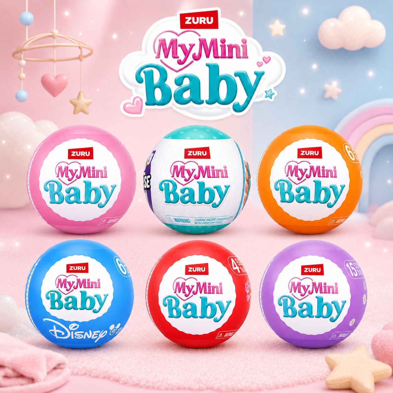 ZURU My Mini Baby シリーズ グッズ ブラインドボックス おもちゃ