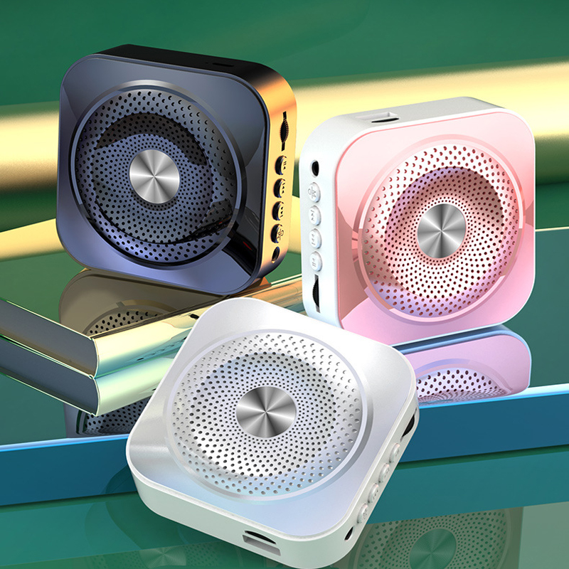 Bluetooth スピーカーポータブル高出力スピーカーメガホン有線ヘッドセットマイク USB 充電教育オフィス用