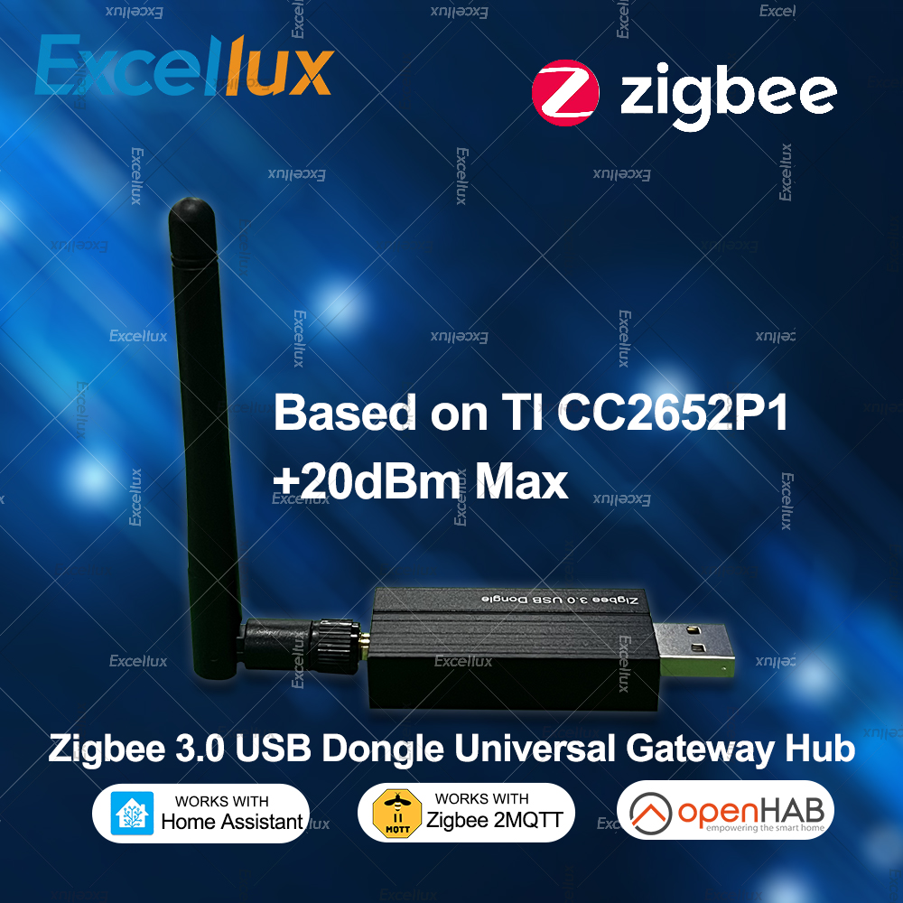 Zigbee 3.0 USB ドングル プラス ユニバーサル Zigbee ワイヤレス ゲートウェイ ハブ動作サポート ホーム アシスタント Zigbee2MQTT Raspbian Ubuntu MacOS