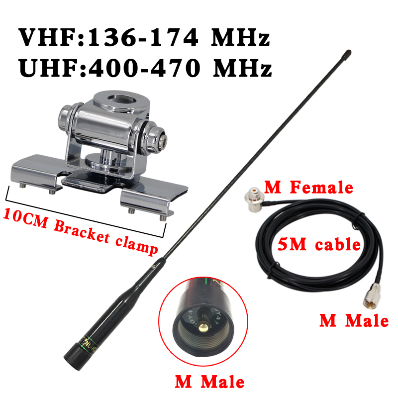 名古屋 NL-R2 VHF UHF デュアルバンド 144/430 MHz ラジオアンテナ/フレキシブルホイップ PL259 アンテナ Baofeng Motorola ICOM カーモバイルラジオ用