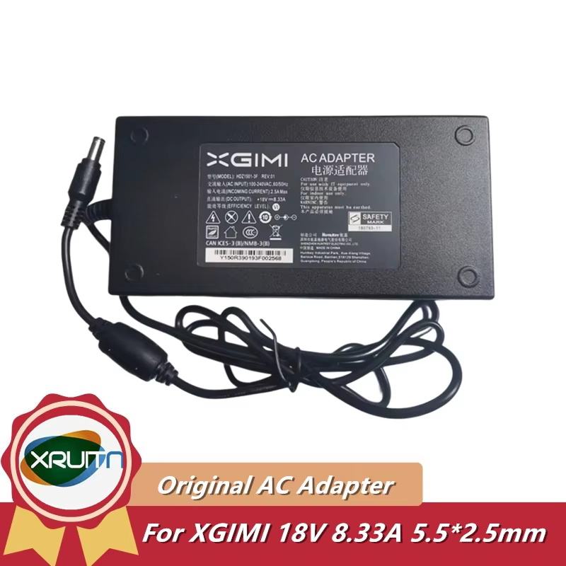 本物の 18V 8.33A 150 ワット AC 電源アダプタ充電器 HDZ1501-3F XGIMI Harman Kardon H2 プロジェクター電源オリジナル