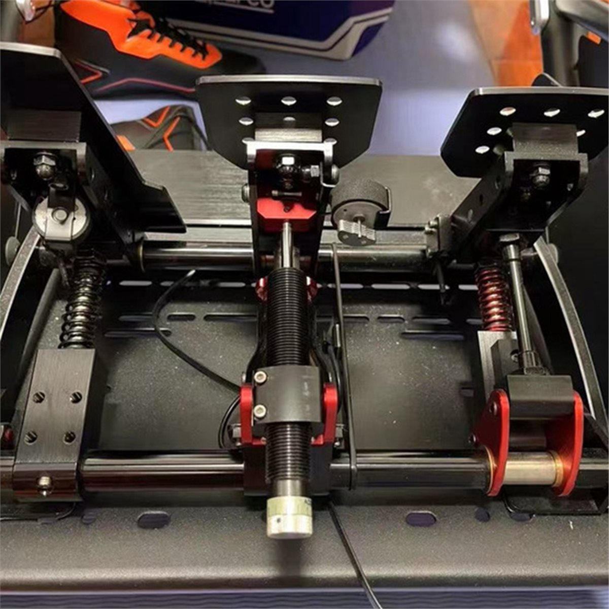 I33T レーシングシミュレーション V3 油圧ロッドペダルバッファ調整可能な油圧ペダルダンパー