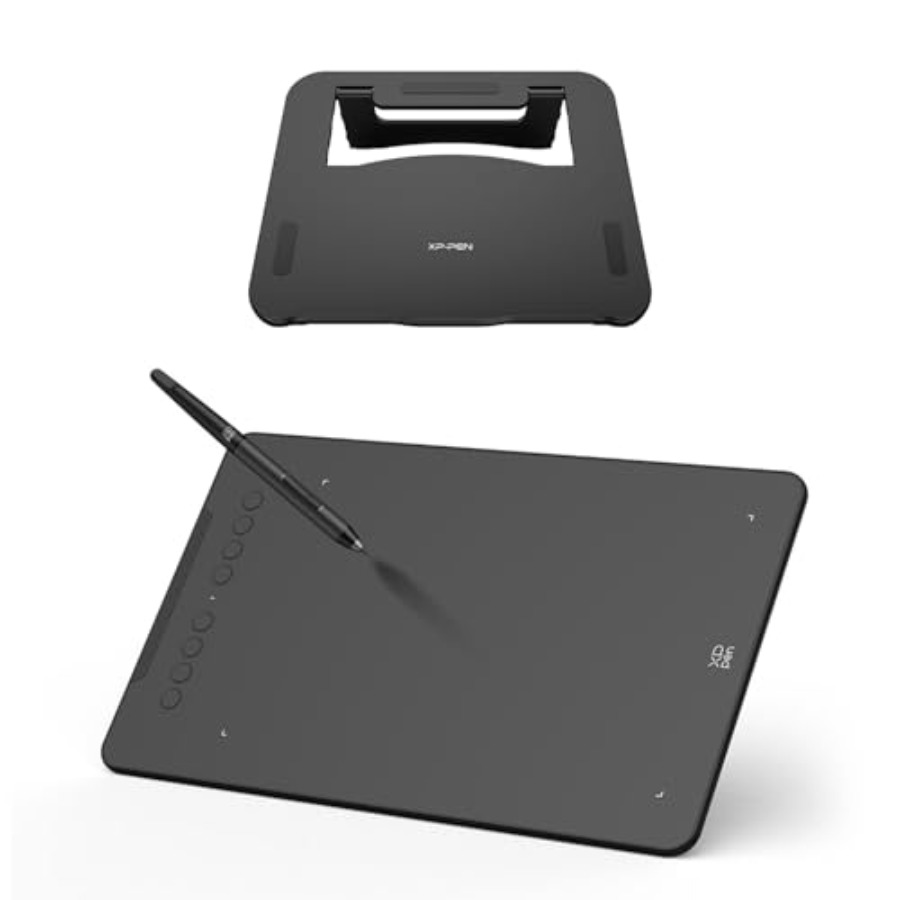 更新された Deco 01 V3 描画タブレット - 16384 レベルの圧力バッテリー不要のスタイラス 10x6 インチ OSU グラフィック タブレット、Digi 用 8 つのホットキー