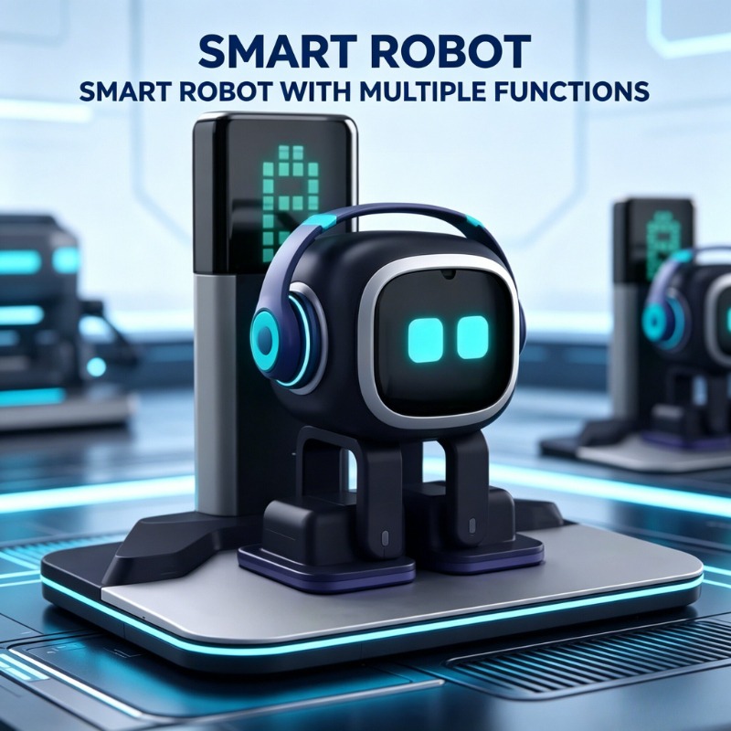 多機能 EMO ロボットスマートインタラクティブトーキングダンスロボット感情的なコンパニオンおもちゃ家の装飾のため