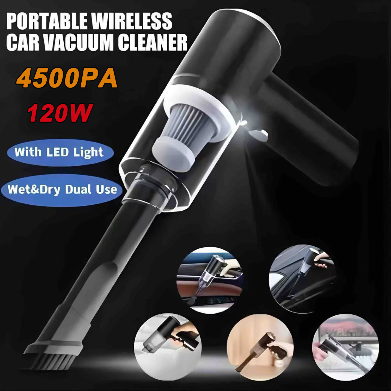 組み合わせ掃除機 USB 充電車家庭用掃除機小型車全自動ハイパワー強力掃除