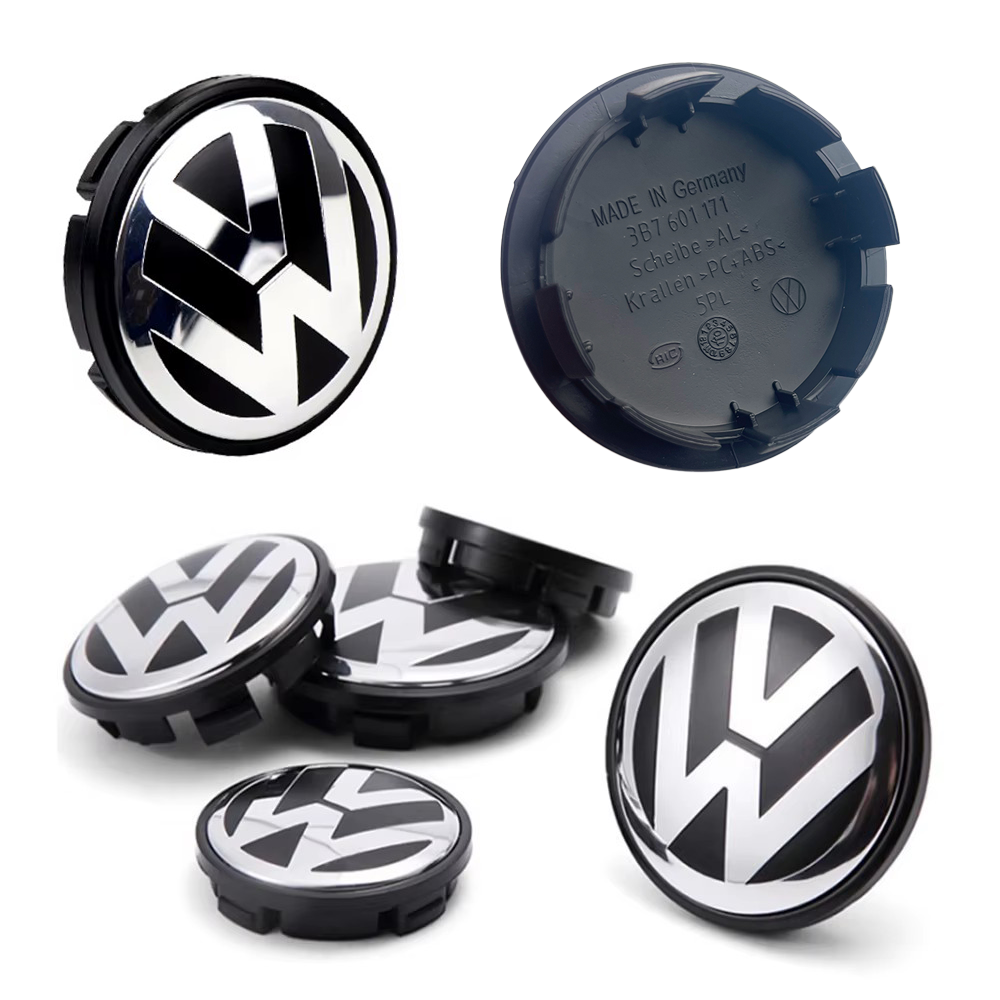 4pcs  56mm 65mm  Car Wheel Center Caps Hubcap Cover for VW Volkswagen Jetta MK5 Golf Passat styling 3B7601171 1J0601171