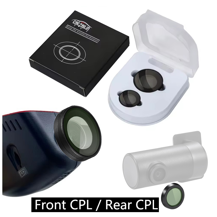 FITCAMX CPLフィルター用 アンチグレア円偏光レンズ、FITCAMXダッシュカメラ専用 FITCAMXリアカメラ用 CPLフィルター