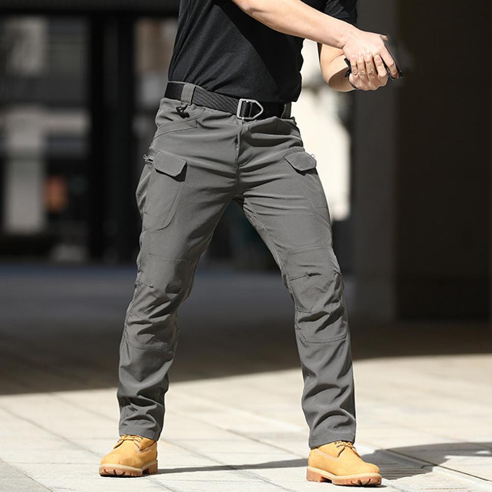 マルチポケット カーゴパンツ メンズ パンツ 防水 速乾 ハイキング ワークパンツ 釣り キャンプ アウトドア用