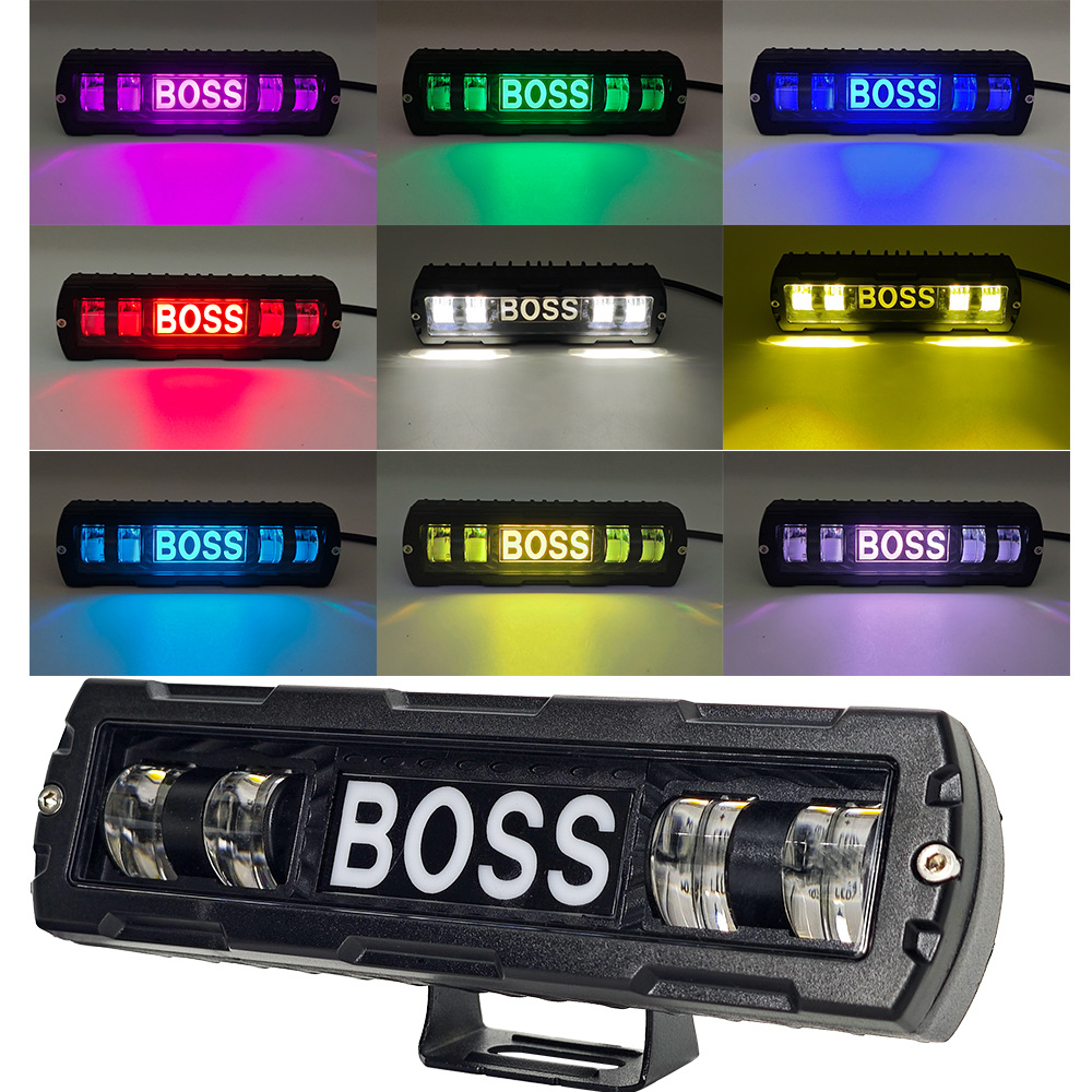 12V 24V オートバイライトバー 6 インチ LED バー自動車ライトアクセサリー DRL ヘッドライトトラック SUV オフロード車補助ランプ