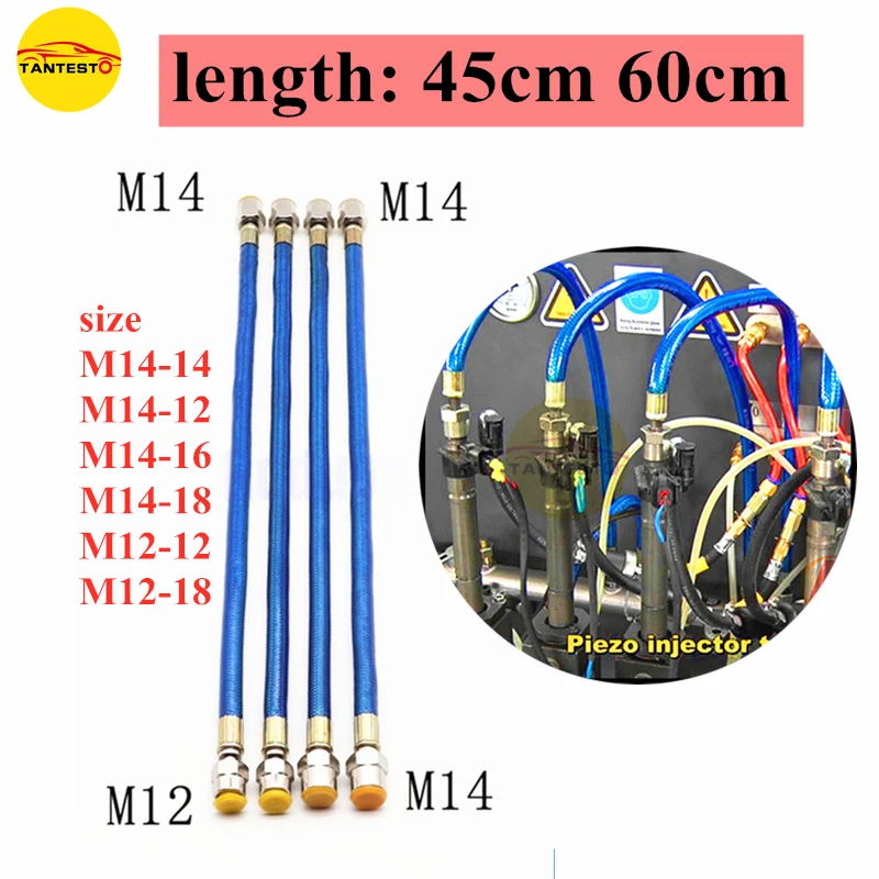 M14-12/14/16/18 M12-12/18 45 センチメートル 60 センチメートル 2500bar 高圧ディーゼルパイプ燃料供給管コモンレールテストベンチ