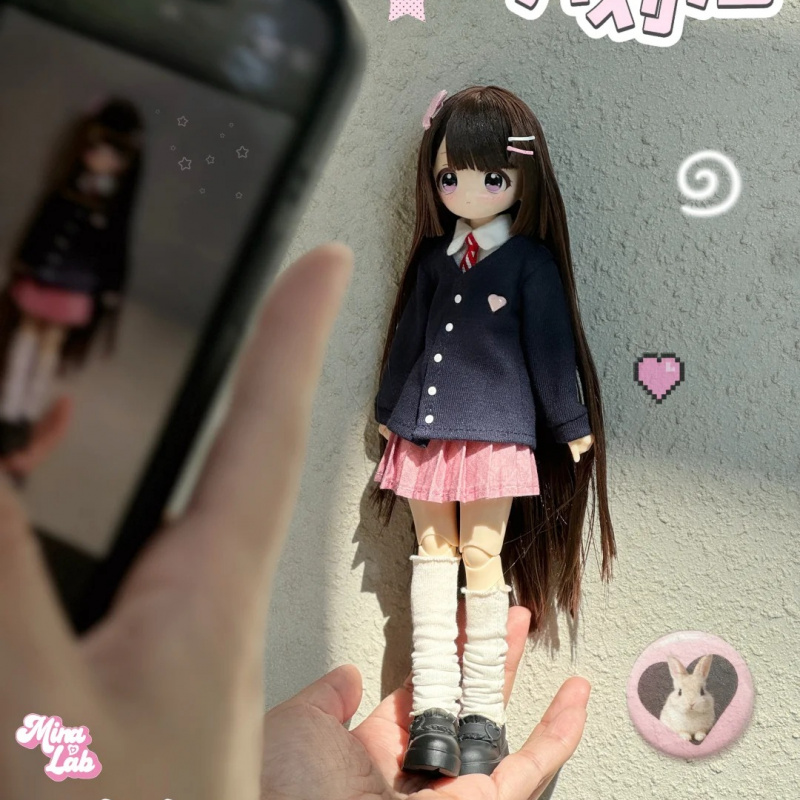 ドントタッチマイ前髪シリーズ 1/6 Bjd ブラインドボックスミステリーボックスおもちゃかわいいモデルギフトかわいいアクションアニメフィギュア