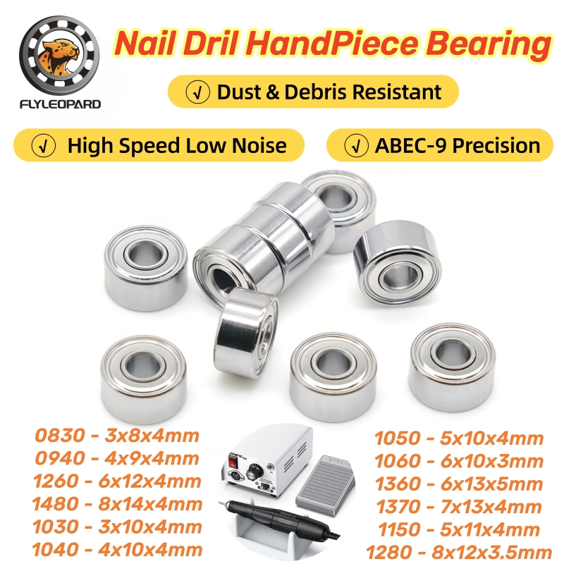 10 個 693ZZ 0830 ベアリング 3x8x4mm ABEC-9 カーボンブラシマイクロモーターハンドピースボールベアリングキット電気ネイルドリル 693 ZZ