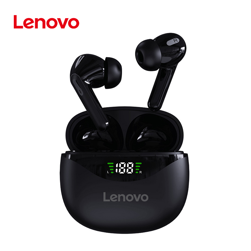オリジナル Lenovo DP4 インイヤー Bluetooth イヤホン、マイク付き、ステレオノイズヘッドフォンリダクション、低音 HIFI タッチイヤホン