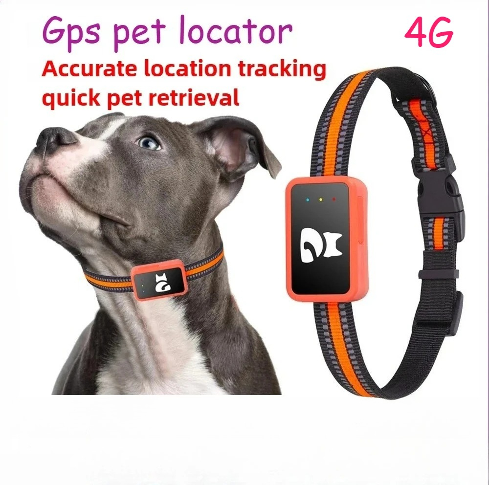 4 グラムスマート犬首輪ホルダーペット用 GPS トラッカー防水猫追跡デバイス iOS Android 用 Find My 付きペットロケーター