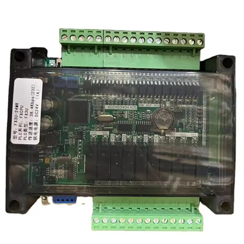FX3U-24MR FX3U-24MT PLC 産業用制御ボード 14 入力 10 出力 6AD 2DA 485 通信および RTC