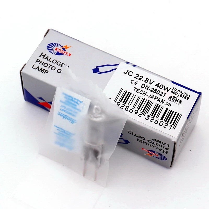 22.8V 40W 018769 JC 22.8V40W G6.35 ハロゲン電球 18769 Hanaulux 56018769 手術室室顕微鏡手術用ランプ