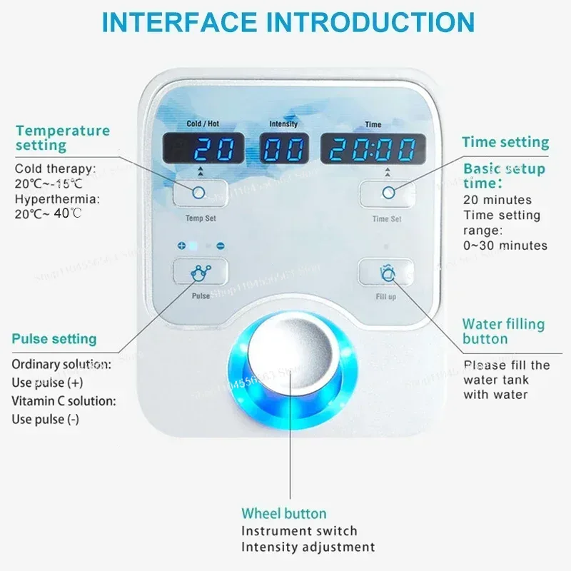 新しいエレクトロポレーション ION 美顔器 - D-Cool フローズン クール