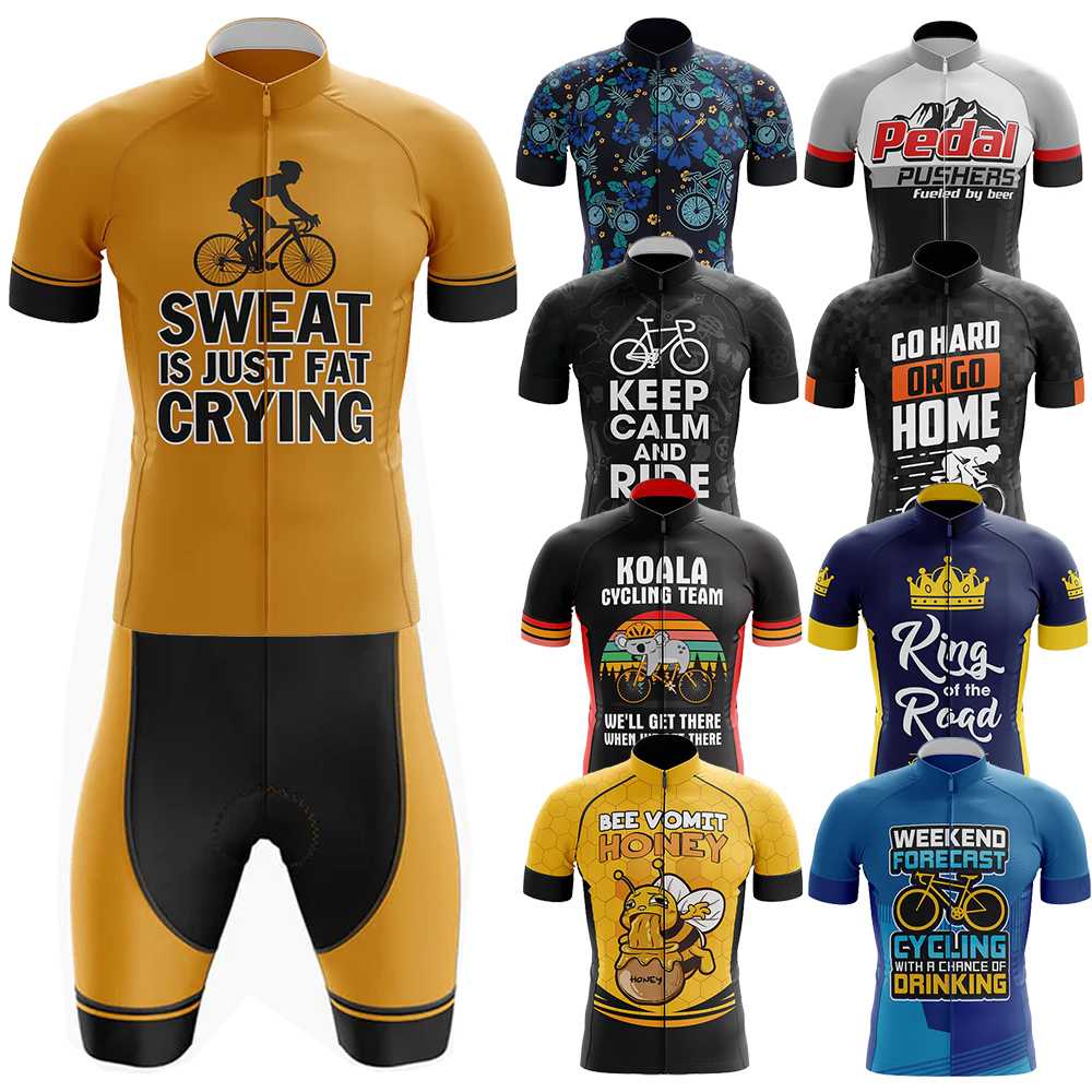 汗 ISJUST 脂肪サイクリングジャージ服 Mtb 男性衣料品専門のシャツショーツ男性ジャンパー夏バイクジャージよだれかけ