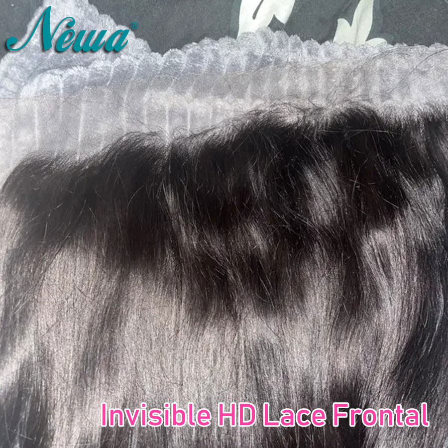 Newa Hair 超薄型目に見えないリアル HD レース事前摘み取り 13x4 13x6 HD レース前頭閉鎖人毛 5x5/7x5/9x6 HD レース閉鎖
