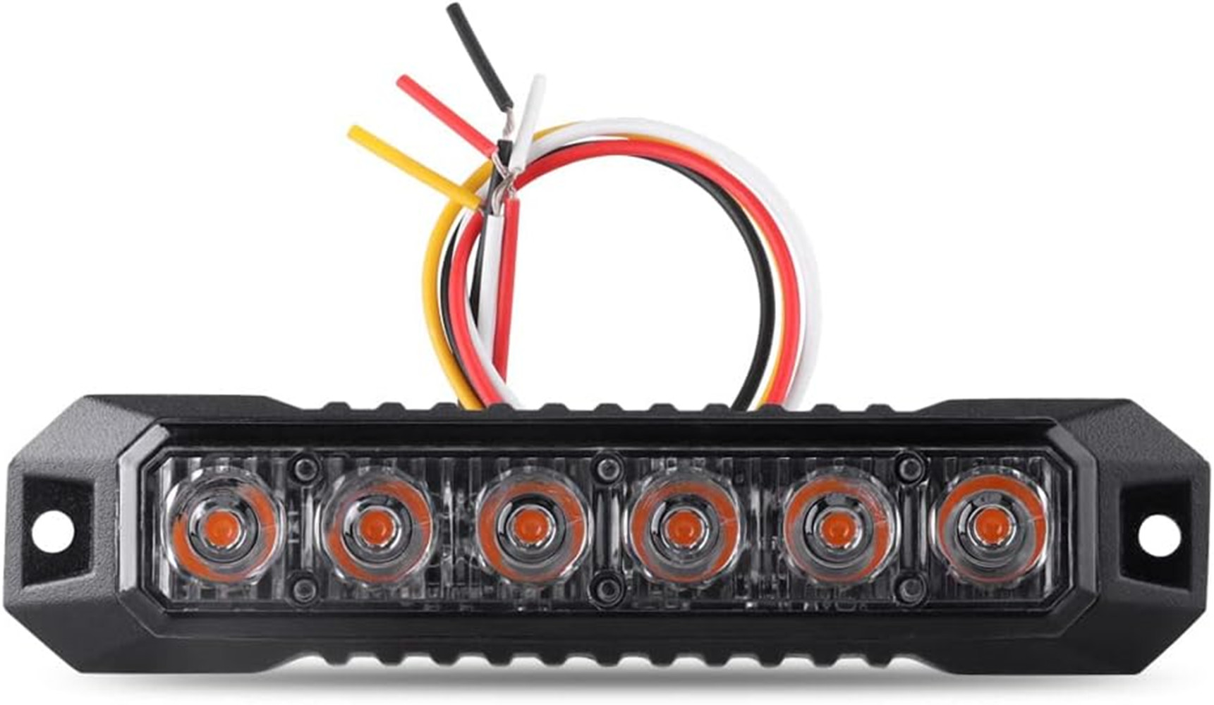 6 LED 点滅警告ストロボランプ車の車両 LED ミニグリルヘッド同期フラッシュライト緊急ストロボビーコン危険警告