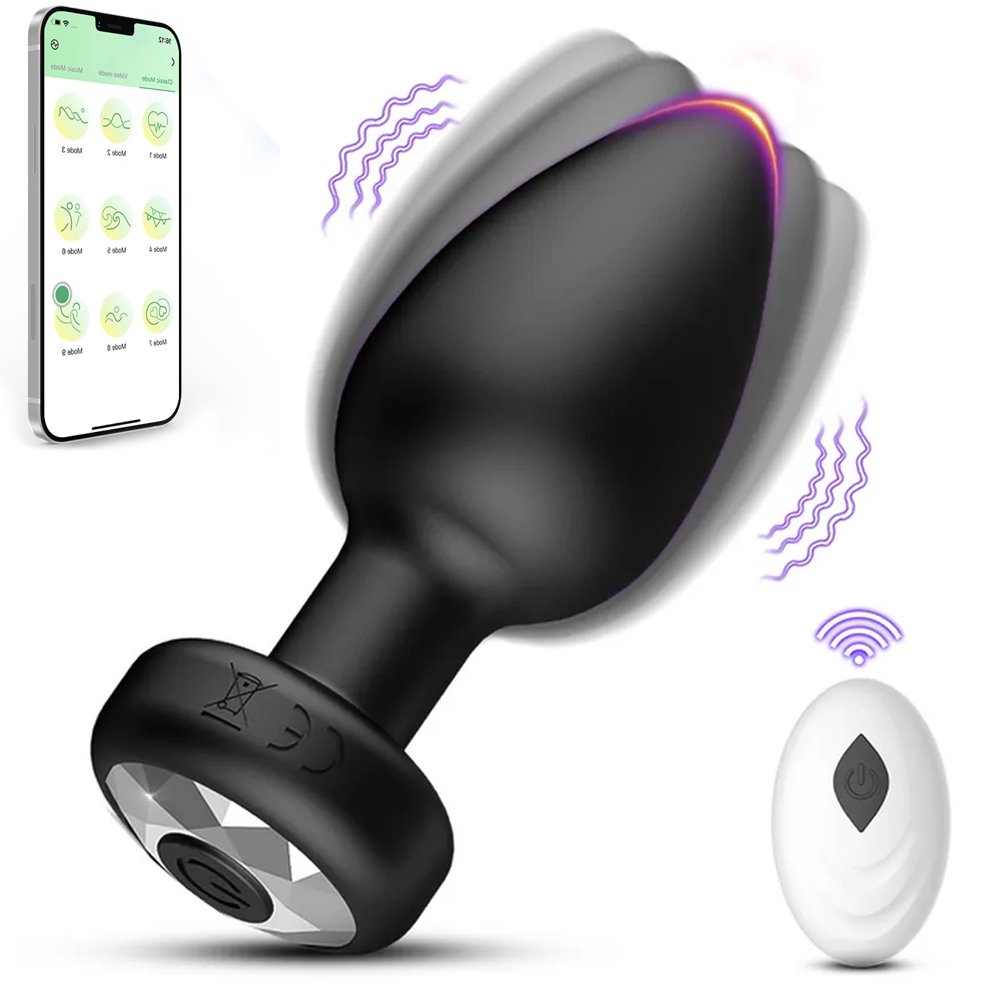 APP ワイヤレスバットバイブレーター男性用アナルプラグ女性制御膣刺激装置リモート前立腺マッサージ大人の大人のおもちゃ女性ゲイ