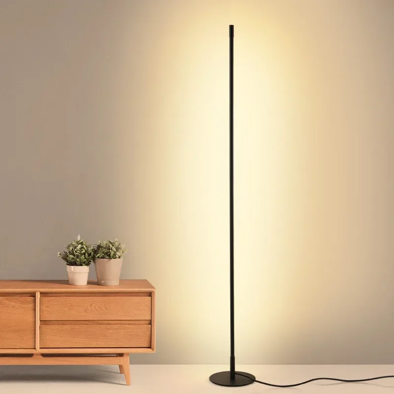 現代延縄壁ペンダントフロアランプリモコン寝室ミニマリスト研究リビングルームの装飾 LED ライト器具アルミ