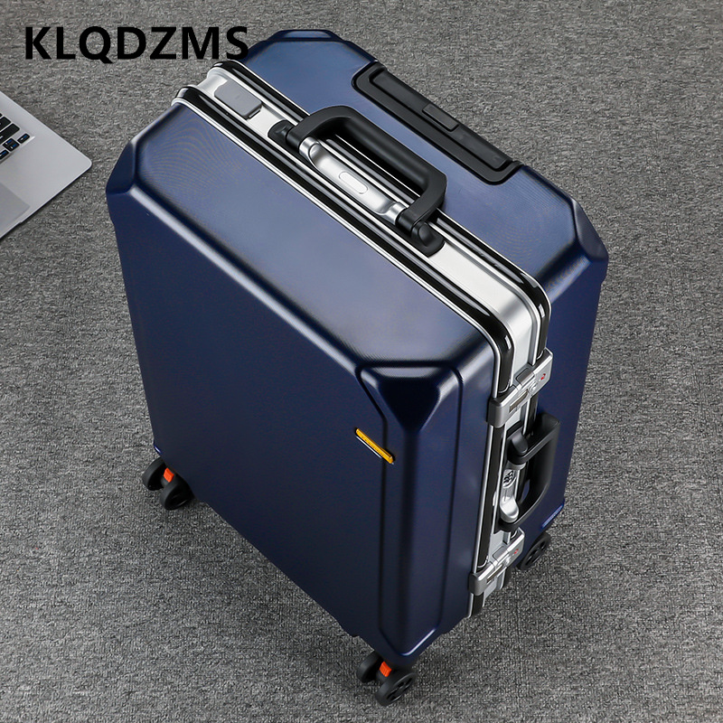 KLQDZMS 高品質スーツケース 20 インチ搭乗ボックス 24 "26" アルミフレームトロリーケース 22 "大容量旅行バッグ荷物