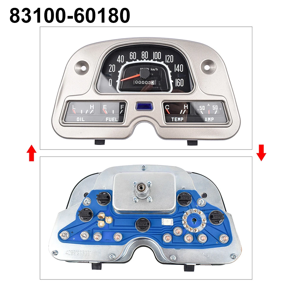 メーターゲージクラスターアンプメーター 83100-60180 デジタル表示スピードメーター計器ゲージトヨタランドクルーザー FJ40 FJ45 BJ40