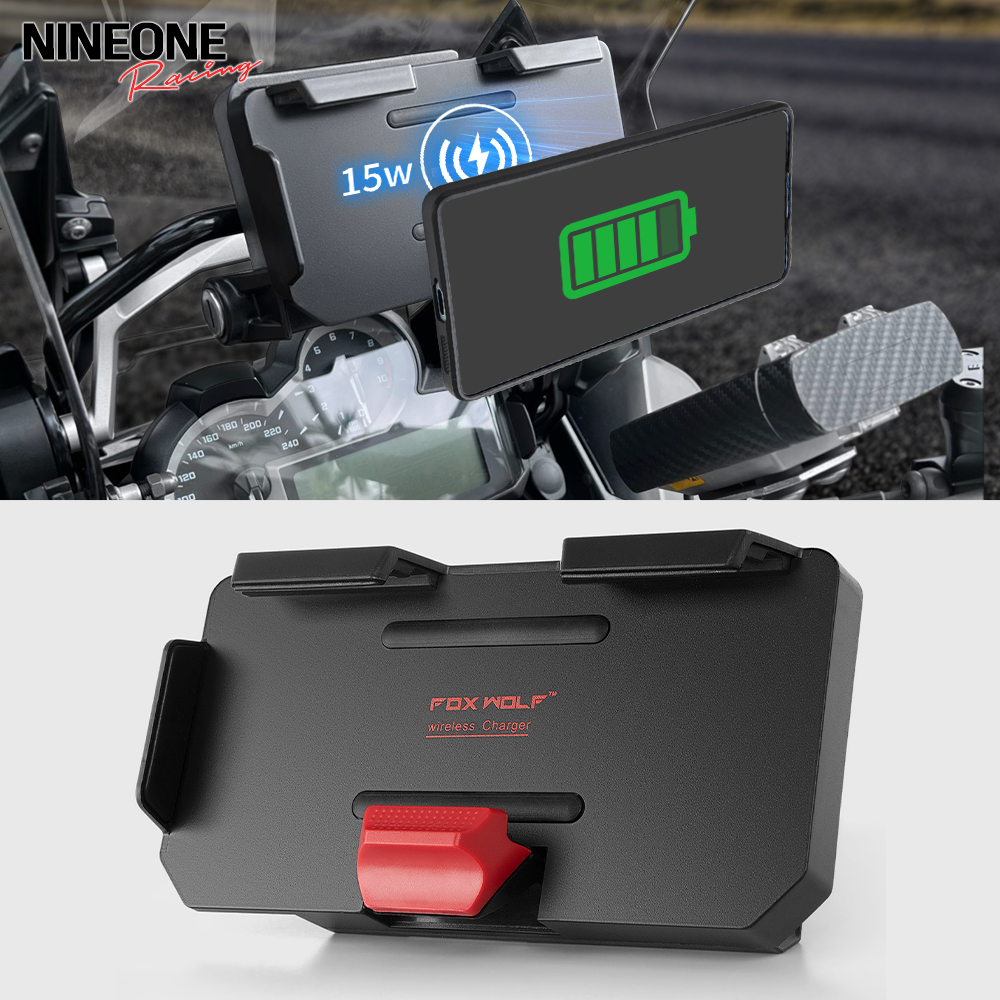 Bmw R1250GS R1300GS Adv Adventure F750GS F850GS F900 R XR S1000 R XR ワイヤレス充電器ナビゲーションブラケット電話マウント