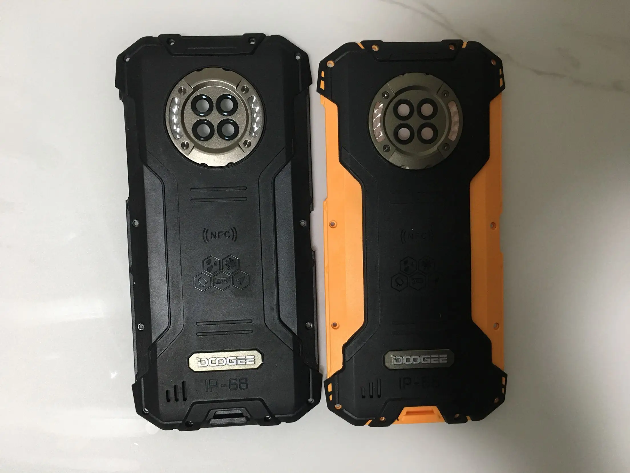 バックカバーバックガラスハウジングカバーケースバックカバーフレームベゼルシャーシハウジング Doogee S96 プロ s96pro